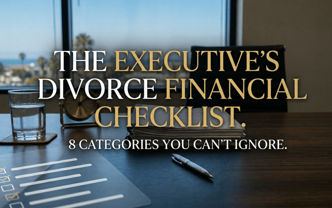 Financial Documents You Need in a California Divorce: A Guide for Executives and Young Professionals